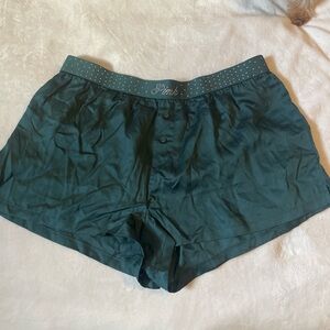 PINK Victoria's Secret Green Sleep Shorts